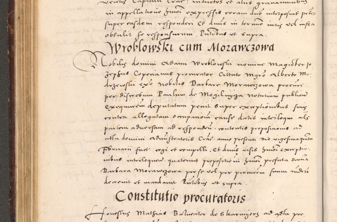 Zdjęcie nr 166 dla obiektu archiwalnego: Acta actorum causarum, sentenciarum tam diffinitivarum quam interloquutoriarum, decretorum, obligationum, quietationum et constitucionum procuratorum coram reverendo domino Bartholomeo Ganthkowsky cancellario Gnesnensi, archidiacono et reverendissimi in Christo patris domini Andree Dei gratia episcopi Cracoviensis vicario in spiritualibus generali Cracoviensi ad annum Domini millesimum quingentesimum quingentesimum primum, cuius indictio nona, pontificatus sanctissimi in Christo patris domini Julii divina providencia pape tercii, annus secundus (sic!) felici omine incipiutur.