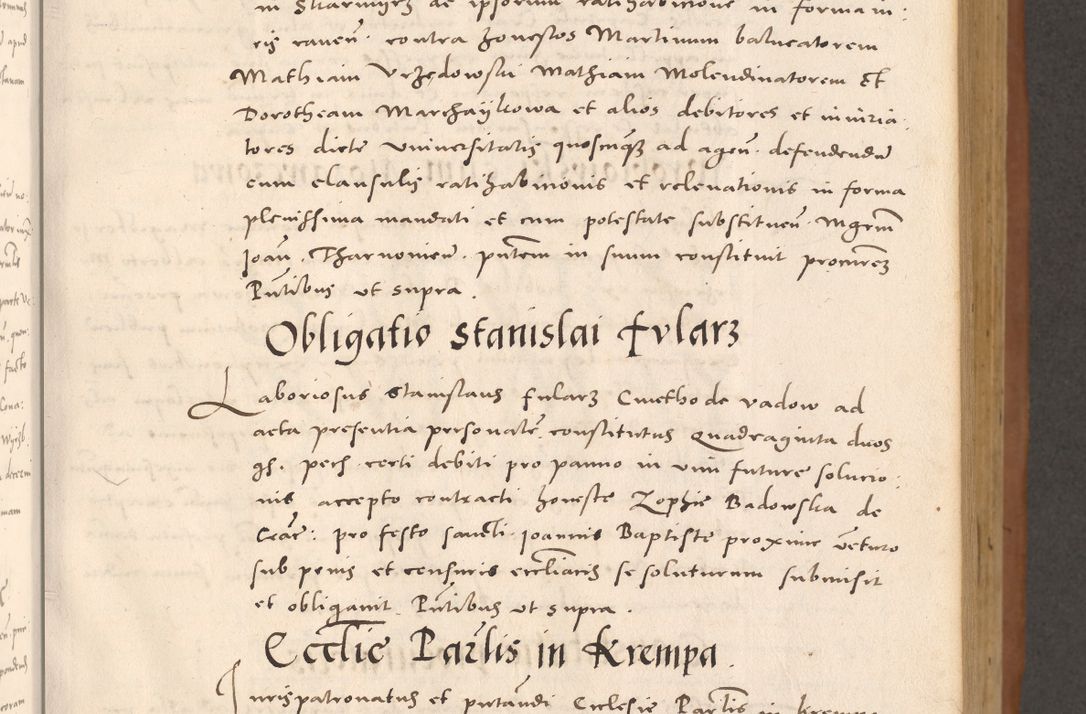 Zdjęcie nr 165 dla obiektu archiwalnego: Acta actorum causarum, sentenciarum tam diffinitivarum quam interloquutoriarum, decretorum, obligationum, quietationum et constitucionum procuratorum coram reverendo domino Bartholomeo Ganthkowsky cancellario Gnesnensi, archidiacono et reverendissimi in Christo patris domini Andree Dei gratia episcopi Cracoviensis vicario in spiritualibus generali Cracoviensi ad annum Domini millesimum quingentesimum quingentesimum primum, cuius indictio nona, pontificatus sanctissimi in Christo patris domini Julii divina providencia pape tercii, annus secundus (sic!) felici omine incipiutur.