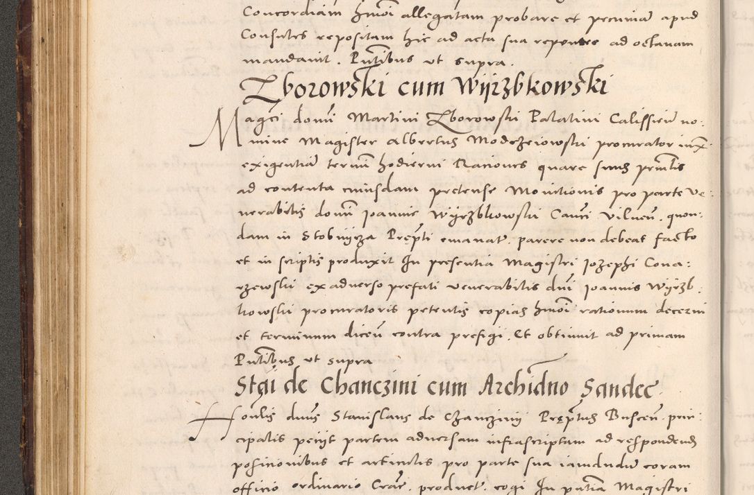Zdjęcie nr 164 dla obiektu archiwalnego: Acta actorum causarum, sentenciarum tam diffinitivarum quam interloquutoriarum, decretorum, obligationum, quietationum et constitucionum procuratorum coram reverendo domino Bartholomeo Ganthkowsky cancellario Gnesnensi, archidiacono et reverendissimi in Christo patris domini Andree Dei gratia episcopi Cracoviensis vicario in spiritualibus generali Cracoviensi ad annum Domini millesimum quingentesimum quingentesimum primum, cuius indictio nona, pontificatus sanctissimi in Christo patris domini Julii divina providencia pape tercii, annus secundus (sic!) felici omine incipiutur.