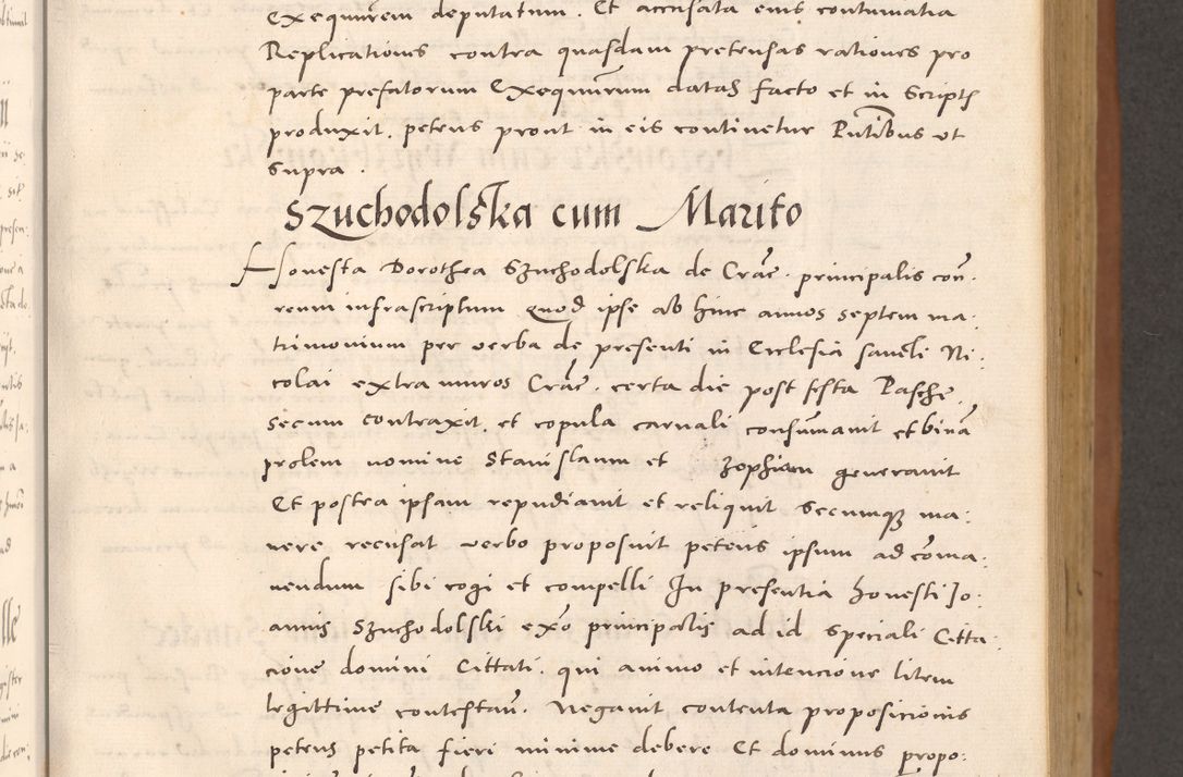 Zdjęcie nr 163 dla obiektu archiwalnego: Acta actorum causarum, sentenciarum tam diffinitivarum quam interloquutoriarum, decretorum, obligationum, quietationum et constitucionum procuratorum coram reverendo domino Bartholomeo Ganthkowsky cancellario Gnesnensi, archidiacono et reverendissimi in Christo patris domini Andree Dei gratia episcopi Cracoviensis vicario in spiritualibus generali Cracoviensi ad annum Domini millesimum quingentesimum quingentesimum primum, cuius indictio nona, pontificatus sanctissimi in Christo patris domini Julii divina providencia pape tercii, annus secundus (sic!) felici omine incipiutur.