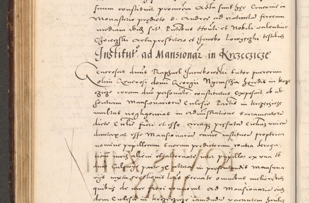 Zdjęcie nr 160 dla obiektu archiwalnego: Acta actorum causarum, sentenciarum tam diffinitivarum quam interloquutoriarum, decretorum, obligationum, quietationum et constitucionum procuratorum coram reverendo domino Bartholomeo Ganthkowsky cancellario Gnesnensi, archidiacono et reverendissimi in Christo patris domini Andree Dei gratia episcopi Cracoviensis vicario in spiritualibus generali Cracoviensi ad annum Domini millesimum quingentesimum quingentesimum primum, cuius indictio nona, pontificatus sanctissimi in Christo patris domini Julii divina providencia pape tercii, annus secundus (sic!) felici omine incipiutur.