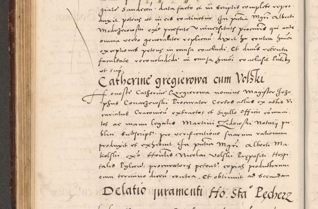 Zdjęcie nr 152 dla obiektu archiwalnego: Acta actorum causarum, sentenciarum tam diffinitivarum quam interloquutoriarum, decretorum, obligationum, quietationum et constitucionum procuratorum coram reverendo domino Bartholomeo Ganthkowsky cancellario Gnesnensi, archidiacono et reverendissimi in Christo patris domini Andree Dei gratia episcopi Cracoviensis vicario in spiritualibus generali Cracoviensi ad annum Domini millesimum quingentesimum quingentesimum primum, cuius indictio nona, pontificatus sanctissimi in Christo patris domini Julii divina providencia pape tercii, annus secundus (sic!) felici omine incipiutur.