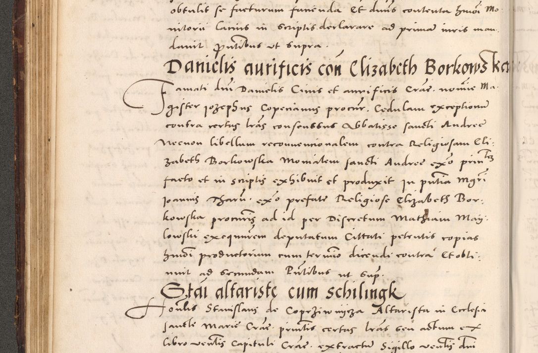 Zdjęcie nr 136 dla obiektu archiwalnego: Acta actorum causarum, sentenciarum tam diffinitivarum quam interloquutoriarum, decretorum, obligationum, quietationum et constitucionum procuratorum coram reverendo domino Bartholomeo Ganthkowsky cancellario Gnesnensi, archidiacono et reverendissimi in Christo patris domini Andree Dei gratia episcopi Cracoviensis vicario in spiritualibus generali Cracoviensi ad annum Domini millesimum quingentesimum quingentesimum primum, cuius indictio nona, pontificatus sanctissimi in Christo patris domini Julii divina providencia pape tercii, annus secundus (sic!) felici omine incipiutur.
