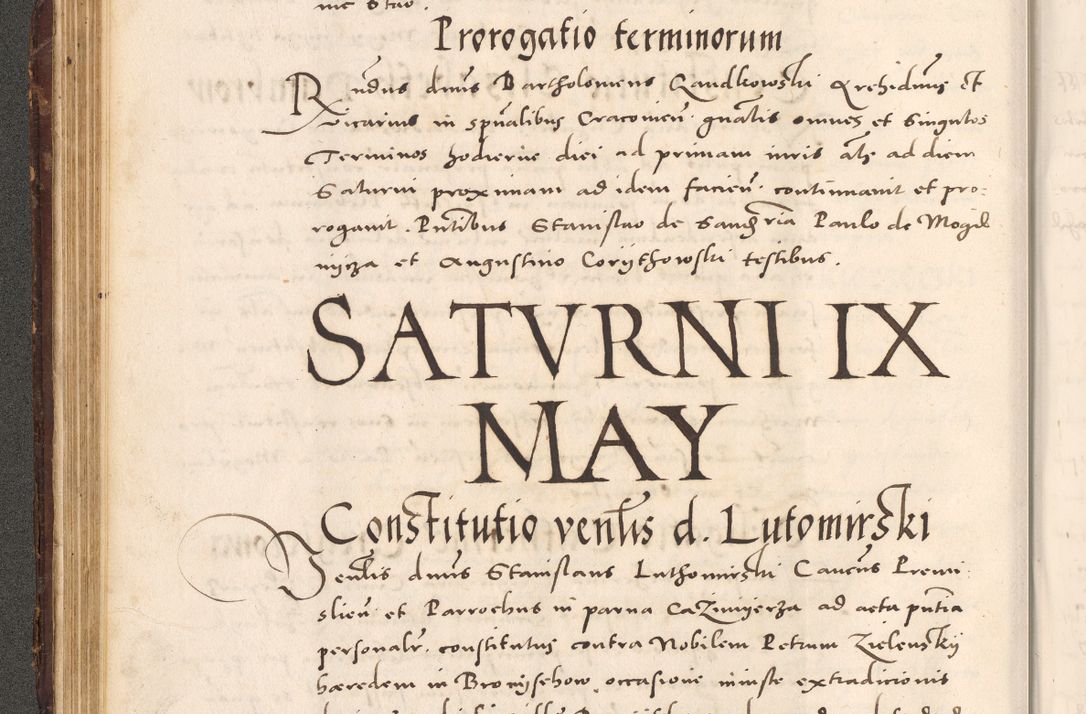 Zdjęcie nr 132 dla obiektu archiwalnego: Acta actorum causarum, sentenciarum tam diffinitivarum quam interloquutoriarum, decretorum, obligationum, quietationum et constitucionum procuratorum coram reverendo domino Bartholomeo Ganthkowsky cancellario Gnesnensi, archidiacono et reverendissimi in Christo patris domini Andree Dei gratia episcopi Cracoviensis vicario in spiritualibus generali Cracoviensi ad annum Domini millesimum quingentesimum quingentesimum primum, cuius indictio nona, pontificatus sanctissimi in Christo patris domini Julii divina providencia pape tercii, annus secundus (sic!) felici omine incipiutur.