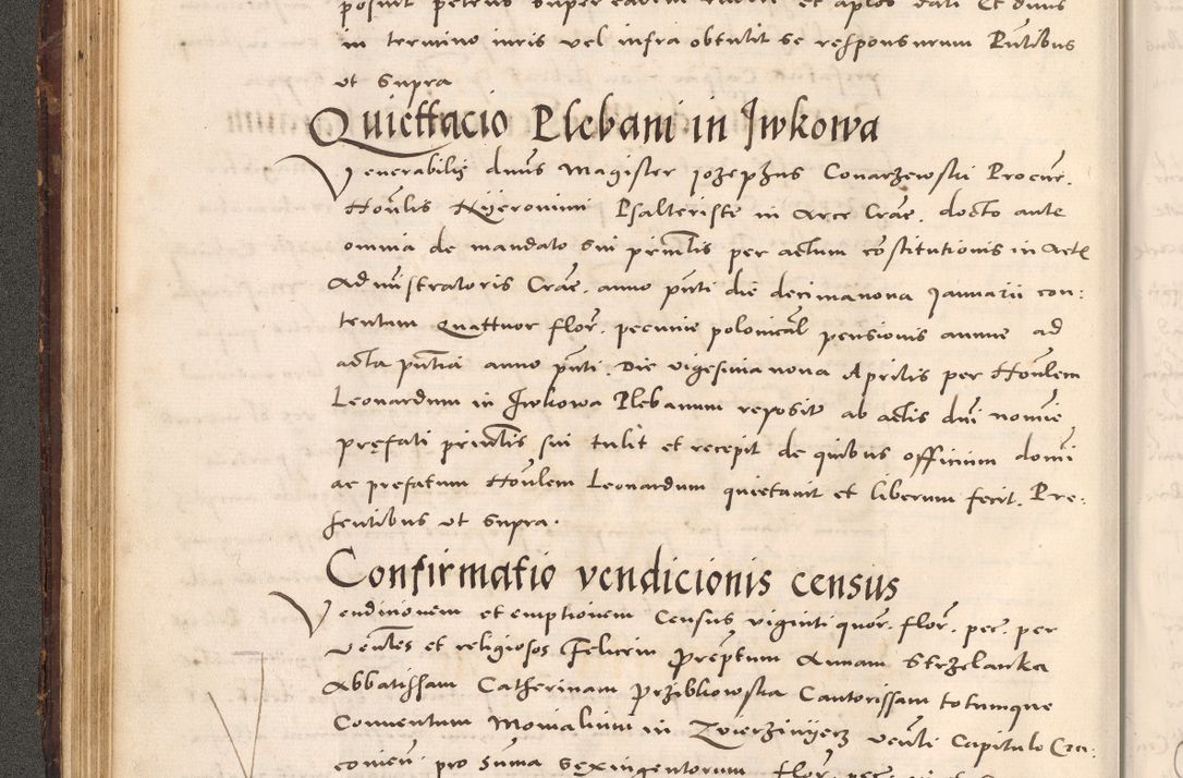 Zdjęcie nr 128 dla obiektu archiwalnego: Acta actorum causarum, sentenciarum tam diffinitivarum quam interloquutoriarum, decretorum, obligationum, quietationum et constitucionum procuratorum coram reverendo domino Bartholomeo Ganthkowsky cancellario Gnesnensi, archidiacono et reverendissimi in Christo patris domini Andree Dei gratia episcopi Cracoviensis vicario in spiritualibus generali Cracoviensi ad annum Domini millesimum quingentesimum quingentesimum primum, cuius indictio nona, pontificatus sanctissimi in Christo patris domini Julii divina providencia pape tercii, annus secundus (sic!) felici omine incipiutur.