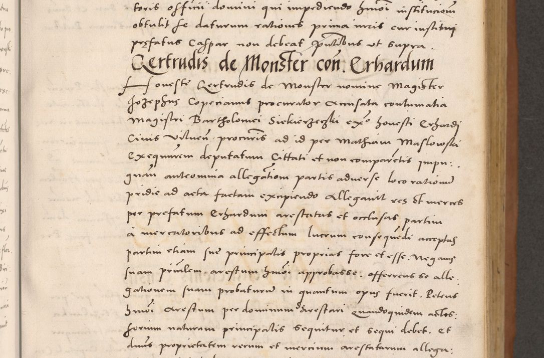 Zdjęcie nr 127 dla obiektu archiwalnego: Acta actorum causarum, sentenciarum tam diffinitivarum quam interloquutoriarum, decretorum, obligationum, quietationum et constitucionum procuratorum coram reverendo domino Bartholomeo Ganthkowsky cancellario Gnesnensi, archidiacono et reverendissimi in Christo patris domini Andree Dei gratia episcopi Cracoviensis vicario in spiritualibus generali Cracoviensi ad annum Domini millesimum quingentesimum quingentesimum primum, cuius indictio nona, pontificatus sanctissimi in Christo patris domini Julii divina providencia pape tercii, annus secundus (sic!) felici omine incipiutur.