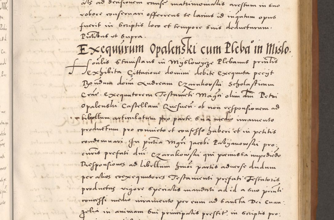 Zdjęcie nr 117 dla obiektu archiwalnego: Acta actorum causarum, sentenciarum tam diffinitivarum quam interloquutoriarum, decretorum, obligationum, quietationum et constitucionum procuratorum coram reverendo domino Bartholomeo Ganthkowsky cancellario Gnesnensi, archidiacono et reverendissimi in Christo patris domini Andree Dei gratia episcopi Cracoviensis vicario in spiritualibus generali Cracoviensi ad annum Domini millesimum quingentesimum quingentesimum primum, cuius indictio nona, pontificatus sanctissimi in Christo patris domini Julii divina providencia pape tercii, annus secundus (sic!) felici omine incipiutur.