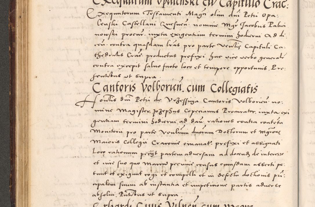 Zdjęcie nr 116 dla obiektu archiwalnego: Acta actorum causarum, sentenciarum tam diffinitivarum quam interloquutoriarum, decretorum, obligationum, quietationum et constitucionum procuratorum coram reverendo domino Bartholomeo Ganthkowsky cancellario Gnesnensi, archidiacono et reverendissimi in Christo patris domini Andree Dei gratia episcopi Cracoviensis vicario in spiritualibus generali Cracoviensi ad annum Domini millesimum quingentesimum quingentesimum primum, cuius indictio nona, pontificatus sanctissimi in Christo patris domini Julii divina providencia pape tercii, annus secundus (sic!) felici omine incipiutur.