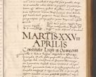 Zdjęcie nr 97 dla obiektu archiwalnego: Acta actorum causarum, sentenciarum tam diffinitivarum quam interloquutoriarum, decretorum, obligationum, quietationum et constitucionum procuratorum coram reverendo domino Bartholomeo Ganthkowsky cancellario Gnesnensi, archidiacono et reverendissimi in Christo patris domini Andree Dei gratia episcopi Cracoviensis vicario in spiritualibus generali Cracoviensi ad annum Domini millesimum quingentesimum quingentesimum primum, cuius indictio nona, pontificatus sanctissimi in Christo patris domini Julii divina providencia pape tercii, annus secundus (sic!) felici omine incipiutur.