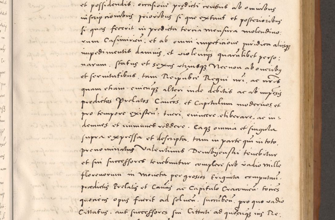 Zdjęcie nr 95 dla obiektu archiwalnego: Acta actorum causarum, sentenciarum tam diffinitivarum quam interloquutoriarum, decretorum, obligationum, quietationum et constitucionum procuratorum coram reverendo domino Bartholomeo Ganthkowsky cancellario Gnesnensi, archidiacono et reverendissimi in Christo patris domini Andree Dei gratia episcopi Cracoviensis vicario in spiritualibus generali Cracoviensi ad annum Domini millesimum quingentesimum quingentesimum primum, cuius indictio nona, pontificatus sanctissimi in Christo patris domini Julii divina providencia pape tercii, annus secundus (sic!) felici omine incipiutur.