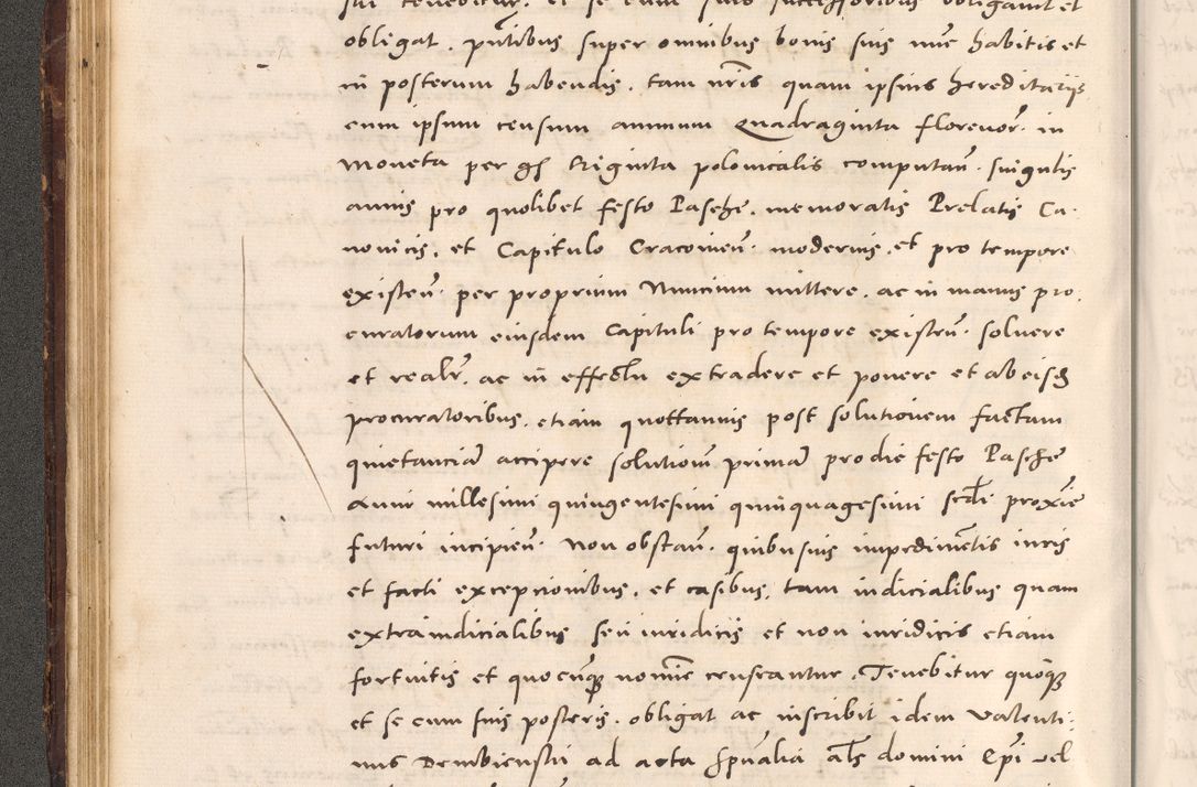 Zdjęcie nr 94 dla obiektu archiwalnego: Acta actorum causarum, sentenciarum tam diffinitivarum quam interloquutoriarum, decretorum, obligationum, quietationum et constitucionum procuratorum coram reverendo domino Bartholomeo Ganthkowsky cancellario Gnesnensi, archidiacono et reverendissimi in Christo patris domini Andree Dei gratia episcopi Cracoviensis vicario in spiritualibus generali Cracoviensi ad annum Domini millesimum quingentesimum quingentesimum primum, cuius indictio nona, pontificatus sanctissimi in Christo patris domini Julii divina providencia pape tercii, annus secundus (sic!) felici omine incipiutur.