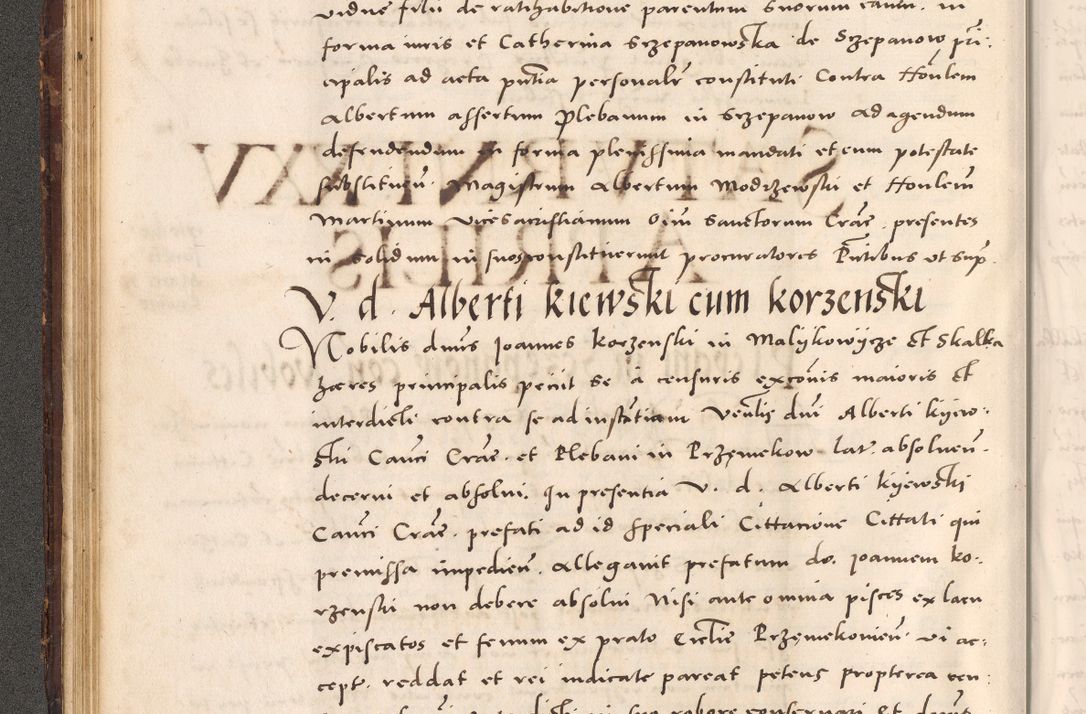 Zdjęcie nr 88 dla obiektu archiwalnego: Acta actorum causarum, sentenciarum tam diffinitivarum quam interloquutoriarum, decretorum, obligationum, quietationum et constitucionum procuratorum coram reverendo domino Bartholomeo Ganthkowsky cancellario Gnesnensi, archidiacono et reverendissimi in Christo patris domini Andree Dei gratia episcopi Cracoviensis vicario in spiritualibus generali Cracoviensi ad annum Domini millesimum quingentesimum quingentesimum primum, cuius indictio nona, pontificatus sanctissimi in Christo patris domini Julii divina providencia pape tercii, annus secundus (sic!) felici omine incipiutur.