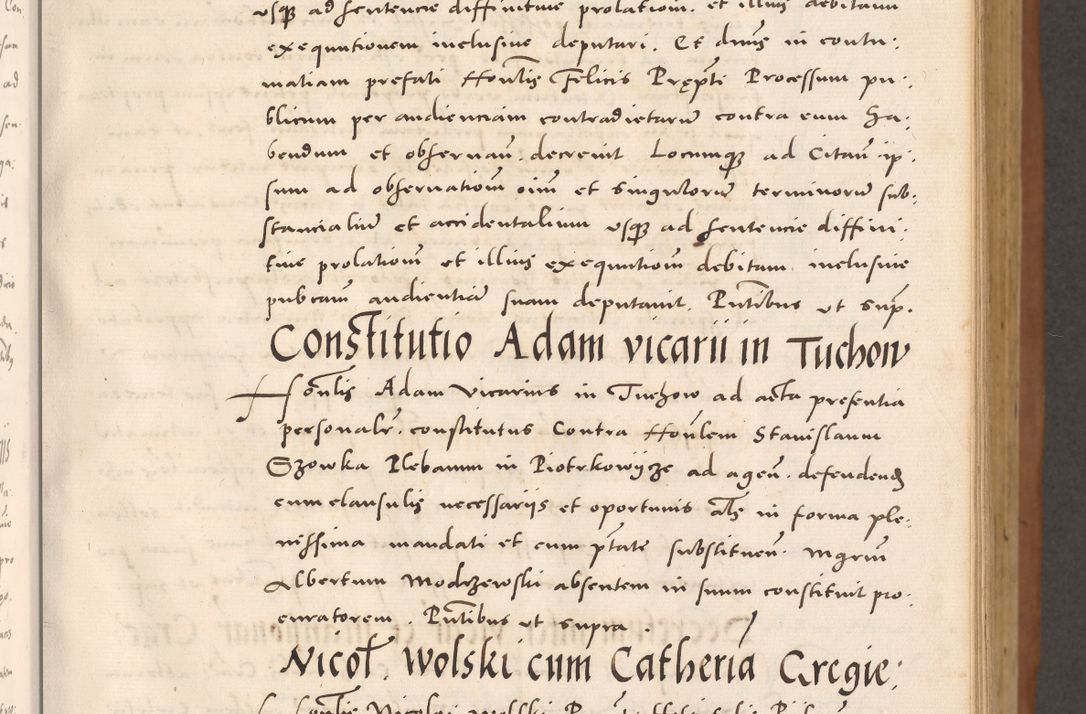 Zdjęcie nr 83 dla obiektu archiwalnego: Acta actorum causarum, sentenciarum tam diffinitivarum quam interloquutoriarum, decretorum, obligationum, quietationum et constitucionum procuratorum coram reverendo domino Bartholomeo Ganthkowsky cancellario Gnesnensi, archidiacono et reverendissimi in Christo patris domini Andree Dei gratia episcopi Cracoviensis vicario in spiritualibus generali Cracoviensi ad annum Domini millesimum quingentesimum quingentesimum primum, cuius indictio nona, pontificatus sanctissimi in Christo patris domini Julii divina providencia pape tercii, annus secundus (sic!) felici omine incipiutur.