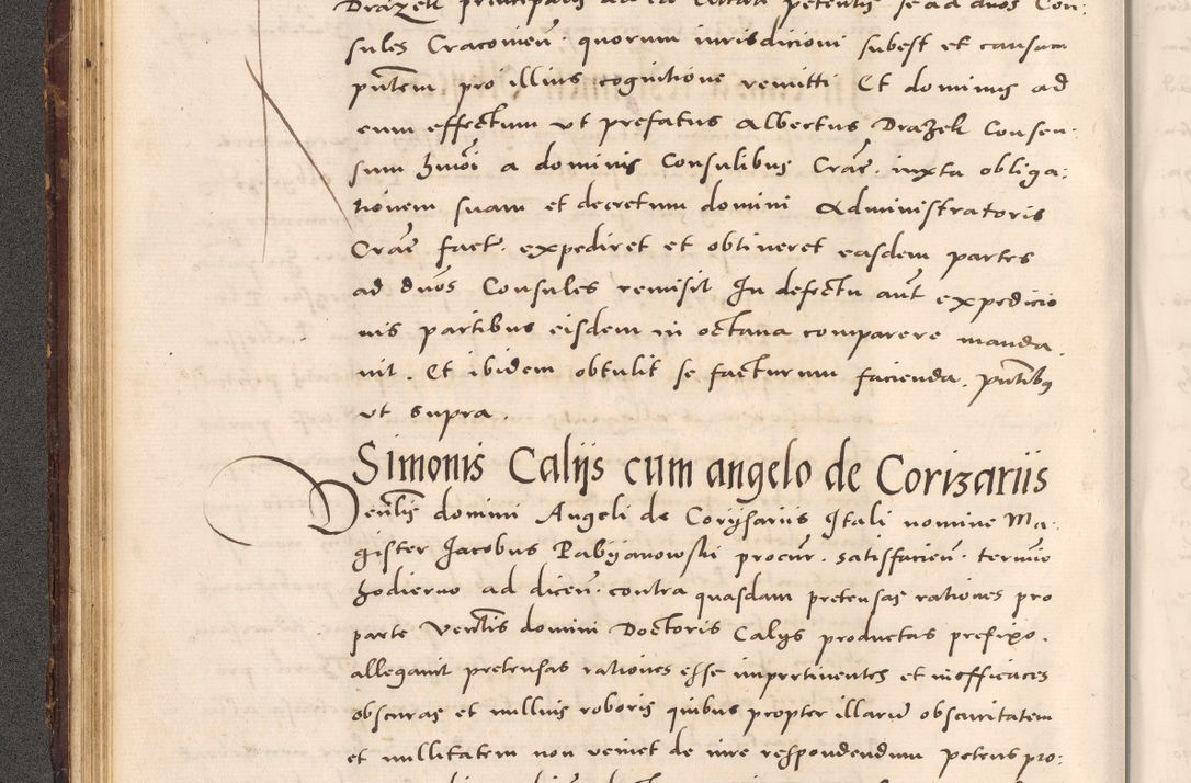 Zdjęcie nr 82 dla obiektu archiwalnego: Acta actorum causarum, sentenciarum tam diffinitivarum quam interloquutoriarum, decretorum, obligationum, quietationum et constitucionum procuratorum coram reverendo domino Bartholomeo Ganthkowsky cancellario Gnesnensi, archidiacono et reverendissimi in Christo patris domini Andree Dei gratia episcopi Cracoviensis vicario in spiritualibus generali Cracoviensi ad annum Domini millesimum quingentesimum quingentesimum primum, cuius indictio nona, pontificatus sanctissimi in Christo patris domini Julii divina providencia pape tercii, annus secundus (sic!) felici omine incipiutur.