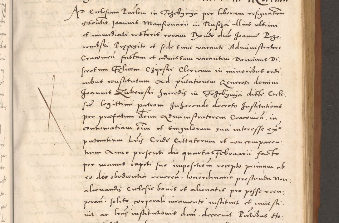 Zdjęcie nr 69 dla obiektu archiwalnego: Acta actorum causarum, sentenciarum tam diffinitivarum quam interloquutoriarum, decretorum, obligationum, quietationum et constitucionum procuratorum coram reverendo domino Bartholomeo Ganthkowsky cancellario Gnesnensi, archidiacono et reverendissimi in Christo patris domini Andree Dei gratia episcopi Cracoviensis vicario in spiritualibus generali Cracoviensi ad annum Domini millesimum quingentesimum quingentesimum primum, cuius indictio nona, pontificatus sanctissimi in Christo patris domini Julii divina providencia pape tercii, annus secundus (sic!) felici omine incipiutur.