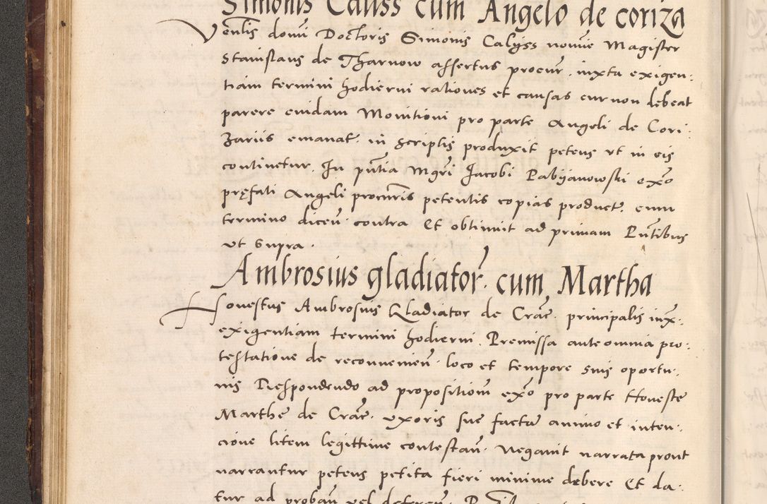 Zdjęcie nr 68 dla obiektu archiwalnego: Acta actorum causarum, sentenciarum tam diffinitivarum quam interloquutoriarum, decretorum, obligationum, quietationum et constitucionum procuratorum coram reverendo domino Bartholomeo Ganthkowsky cancellario Gnesnensi, archidiacono et reverendissimi in Christo patris domini Andree Dei gratia episcopi Cracoviensis vicario in spiritualibus generali Cracoviensi ad annum Domini millesimum quingentesimum quingentesimum primum, cuius indictio nona, pontificatus sanctissimi in Christo patris domini Julii divina providencia pape tercii, annus secundus (sic!) felici omine incipiutur.