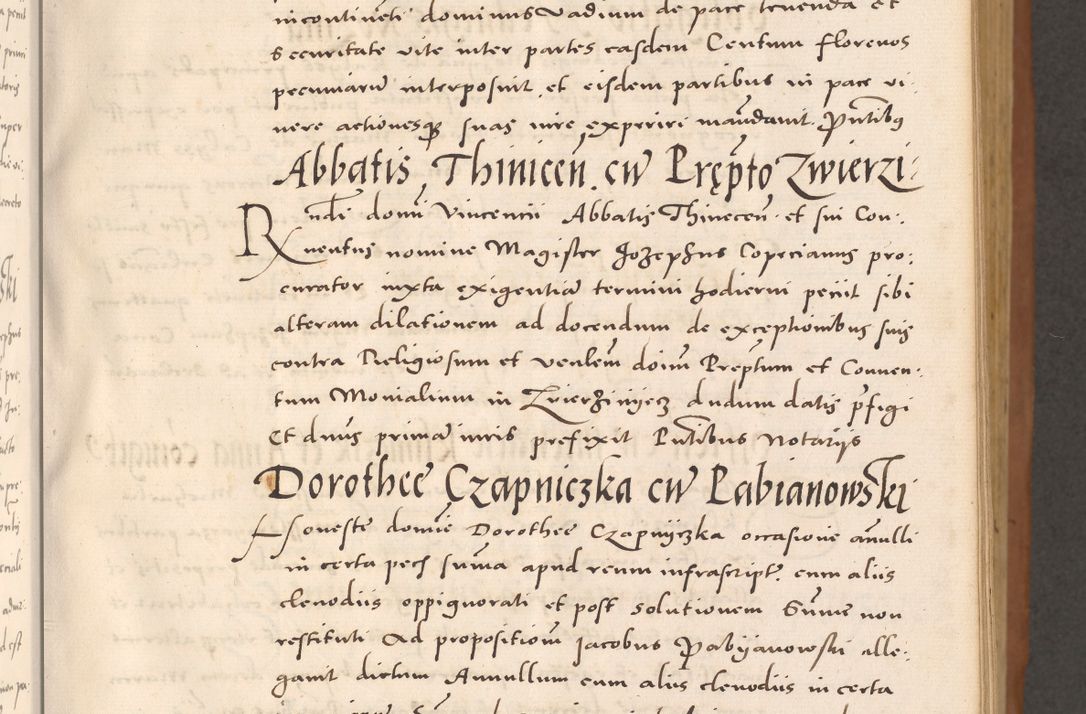 Zdjęcie nr 59 dla obiektu archiwalnego: Acta actorum causarum, sentenciarum tam diffinitivarum quam interloquutoriarum, decretorum, obligationum, quietationum et constitucionum procuratorum coram reverendo domino Bartholomeo Ganthkowsky cancellario Gnesnensi, archidiacono et reverendissimi in Christo patris domini Andree Dei gratia episcopi Cracoviensis vicario in spiritualibus generali Cracoviensi ad annum Domini millesimum quingentesimum quingentesimum primum, cuius indictio nona, pontificatus sanctissimi in Christo patris domini Julii divina providencia pape tercii, annus secundus (sic!) felici omine incipiutur.
