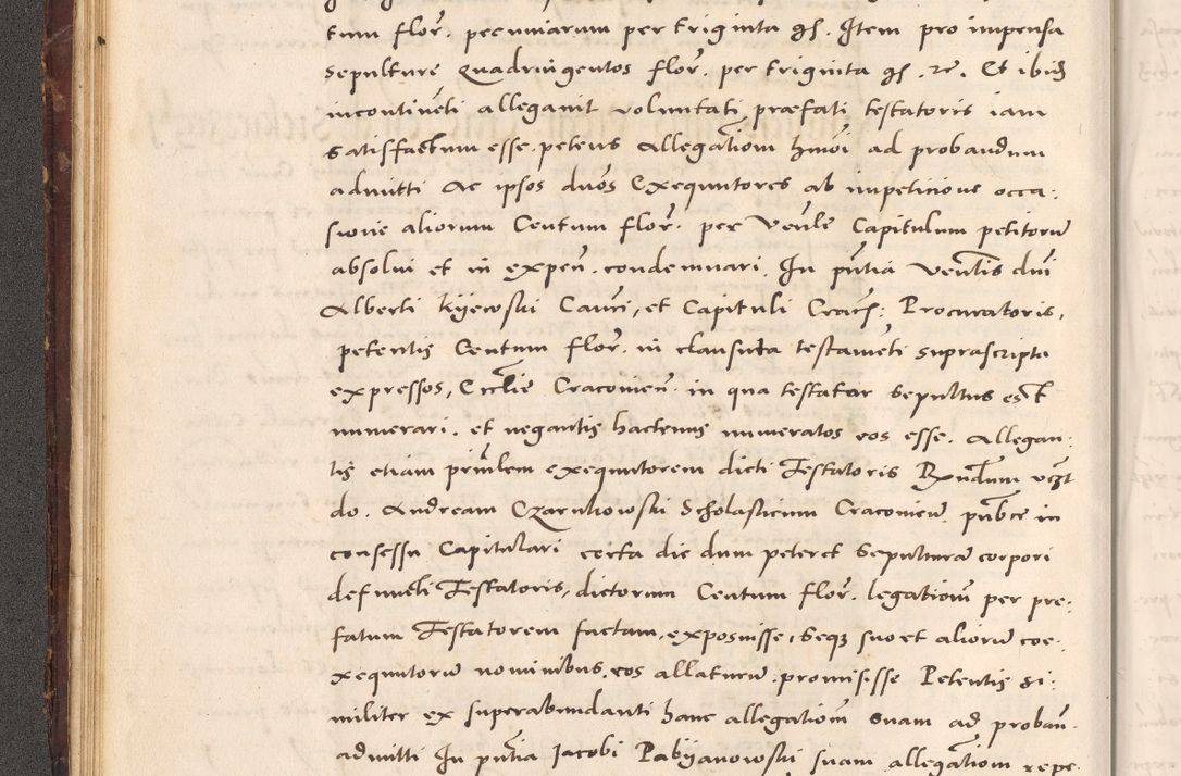 Zdjęcie nr 56 dla obiektu archiwalnego: Acta actorum causarum, sentenciarum tam diffinitivarum quam interloquutoriarum, decretorum, obligationum, quietationum et constitucionum procuratorum coram reverendo domino Bartholomeo Ganthkowsky cancellario Gnesnensi, archidiacono et reverendissimi in Christo patris domini Andree Dei gratia episcopi Cracoviensis vicario in spiritualibus generali Cracoviensi ad annum Domini millesimum quingentesimum quingentesimum primum, cuius indictio nona, pontificatus sanctissimi in Christo patris domini Julii divina providencia pape tercii, annus secundus (sic!) felici omine incipiutur.
