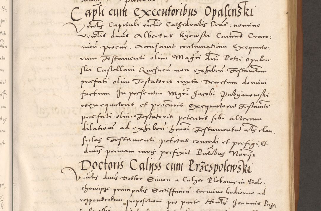 Zdjęcie nr 51 dla obiektu archiwalnego: Acta actorum causarum, sentenciarum tam diffinitivarum quam interloquutoriarum, decretorum, obligationum, quietationum et constitucionum procuratorum coram reverendo domino Bartholomeo Ganthkowsky cancellario Gnesnensi, archidiacono et reverendissimi in Christo patris domini Andree Dei gratia episcopi Cracoviensis vicario in spiritualibus generali Cracoviensi ad annum Domini millesimum quingentesimum quingentesimum primum, cuius indictio nona, pontificatus sanctissimi in Christo patris domini Julii divina providencia pape tercii, annus secundus (sic!) felici omine incipiutur.