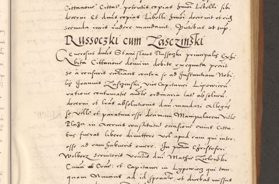 Zdjęcie nr 47 dla obiektu archiwalnego: Acta actorum causarum, sentenciarum tam diffinitivarum quam interloquutoriarum, decretorum, obligationum, quietationum et constitucionum procuratorum coram reverendo domino Bartholomeo Ganthkowsky cancellario Gnesnensi, archidiacono et reverendissimi in Christo patris domini Andree Dei gratia episcopi Cracoviensis vicario in spiritualibus generali Cracoviensi ad annum Domini millesimum quingentesimum quingentesimum primum, cuius indictio nona, pontificatus sanctissimi in Christo patris domini Julii divina providencia pape tercii, annus secundus (sic!) felici omine incipiutur.