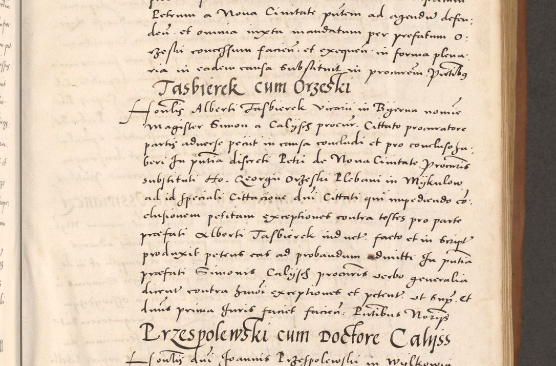 Zdjęcie nr 33 dla obiektu archiwalnego: Acta actorum causarum, sentenciarum tam diffinitivarum quam interloquutoriarum, decretorum, obligationum, quietationum et constitucionum procuratorum coram reverendo domino Bartholomeo Ganthkowsky cancellario Gnesnensi, archidiacono et reverendissimi in Christo patris domini Andree Dei gratia episcopi Cracoviensis vicario in spiritualibus generali Cracoviensi ad annum Domini millesimum quingentesimum quingentesimum primum, cuius indictio nona, pontificatus sanctissimi in Christo patris domini Julii divina providencia pape tercii, annus secundus (sic!) felici omine incipiutur.