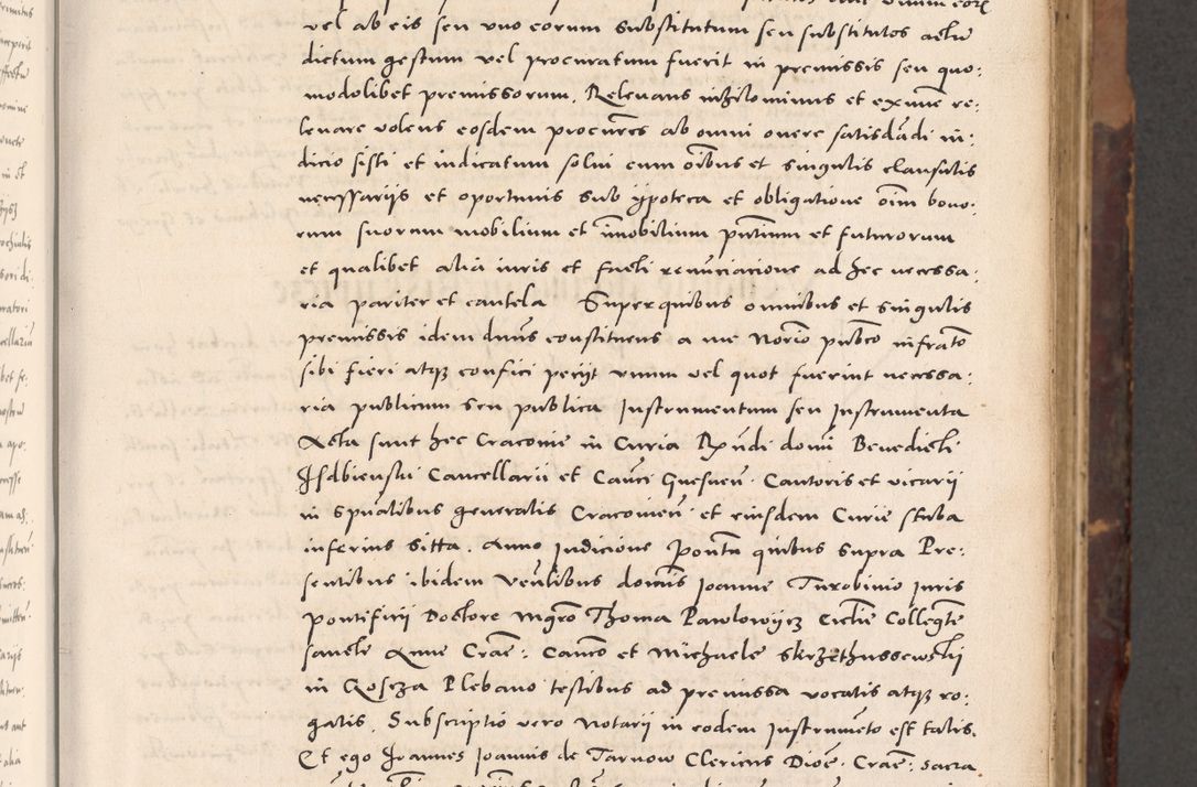Zdjęcie nr 17 dla obiektu archiwalnego: Acta actorum causarum, sentenciarum tam diffinitivarum quam interloquutoriarum, decretorum, obligationum, quietationum et constitucionum procuratorum coram reverendo domino Bartholomeo Ganthkowski cancellario Gnesnensi, archidiacono et reverendissimi in Christo patris domini Andree Dei gratia episcopi Cracoviensis vicario in spiritualibus generali Cracoviensi ad annum Domini millesimum quingentesimum quingentesimum secundum, cuius indictio decima, pontificatus Julii pape tercii, annus tercius, foeliciter continuantur.