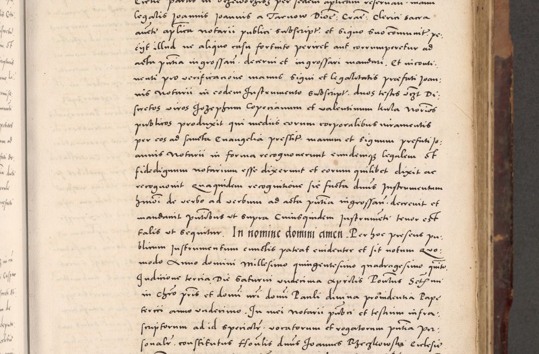 Zdjęcie nr 15 dla obiektu archiwalnego: Acta actorum causarum, sentenciarum tam diffinitivarum quam interloquutoriarum, decretorum, obligationum, quietationum et constitucionum procuratorum coram reverendo domino Bartholomeo Ganthkowski cancellario Gnesnensi, archidiacono et reverendissimi in Christo patris domini Andree Dei gratia episcopi Cracoviensis vicario in spiritualibus generali Cracoviensi ad annum Domini millesimum quingentesimum quingentesimum secundum, cuius indictio decima, pontificatus Julii pape tercii, annus tercius, foeliciter continuantur.