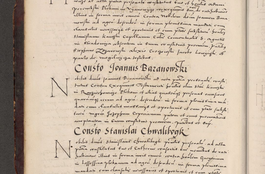 Zdjęcie nr 20 dla obiektu archiwalnego: Acta actorum causarum, sentenciarum tam diffinitivarum quam interloquutoriarum, decretorum, obligationum, quietationum et constitucionum procuratorum coram reverendo domino Bartholomeo Ganthkowski cancellario Gnesnensi, archidiacono et reverendissimi in Christo patris domini Andree Dei gratia episcopi Cracoviensis vicario in spiritualibus generali Cracoviensi ad annum Domini millesimum quingentesimum quingentesimum secundum, cuius indictio decima, pontificatus Julii pape tercii, annus tercius, foeliciter continuantur.