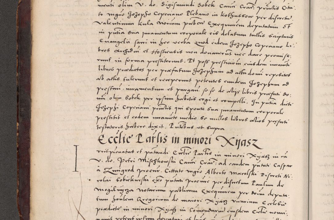Zdjęcie nr 14 dla obiektu archiwalnego: Acta actorum causarum, sentenciarum tam diffinitivarum quam interloquutoriarum, decretorum, obligationum, quietationum et constitucionum procuratorum coram reverendo domino Bartholomeo Ganthkowski cancellario Gnesnensi, archidiacono et reverendissimi in Christo patris domini Andree Dei gratia episcopi Cracoviensis vicario in spiritualibus generali Cracoviensi ad annum Domini millesimum quingentesimum quingentesimum secundum, cuius indictio decima, pontificatus Julii pape tercii, annus tercius, foeliciter continuantur.