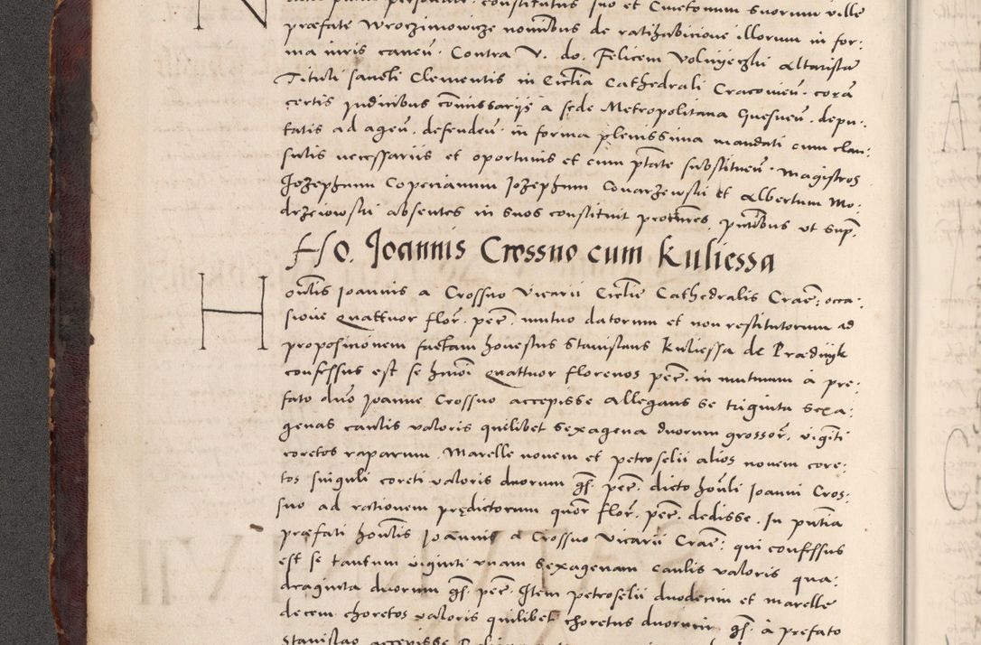 Zdjęcie nr 10 dla obiektu archiwalnego: Acta actorum causarum, sentenciarum tam diffinitivarum quam interloquutoriarum, decretorum, obligationum, quietationum et constitucionum procuratorum coram reverendo domino Bartholomeo Ganthkowski cancellario Gnesnensi, archidiacono et reverendissimi in Christo patris domini Andree Dei gratia episcopi Cracoviensis vicario in spiritualibus generali Cracoviensi ad annum Domini millesimum quingentesimum quingentesimum secundum, cuius indictio decima, pontificatus Julii pape tercii, annus tercius, foeliciter continuantur.
