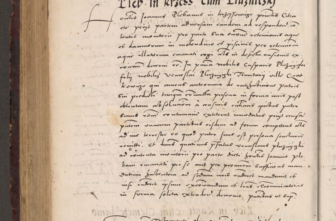 Zdjęcie nr 1184 dla obiektu archiwalnego: Acta actorum causarum, sentenciarum tam diffinitivarum quam interloquutoriarum, decretorum, obligationum, quietationum et constitucionum procuratorum coram reverendo domino Bartholomeo Ganthkowski cancellario Gnesnensi, archidiacono et reverendissimi in Christo patris domini Andree Dei gratia episcopi Cracoviensis vicario in spiritualibus generali Cracoviensi ad annum Domini millesimum quingentesimum quingentesimum secundum, cuius indictio decima, pontificatus Julii pape tercii, annus tercius, foeliciter continuantur.