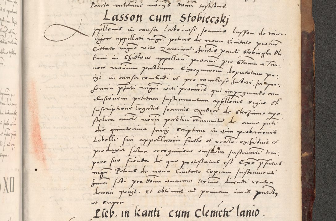 Zdjęcie nr 1183 dla obiektu archiwalnego: Acta actorum causarum, sentenciarum tam diffinitivarum quam interloquutoriarum, decretorum, obligationum, quietationum et constitucionum procuratorum coram reverendo domino Bartholomeo Ganthkowski cancellario Gnesnensi, archidiacono et reverendissimi in Christo patris domini Andree Dei gratia episcopi Cracoviensis vicario in spiritualibus generali Cracoviensi ad annum Domini millesimum quingentesimum quingentesimum secundum, cuius indictio decima, pontificatus Julii pape tercii, annus tercius, foeliciter continuantur.
