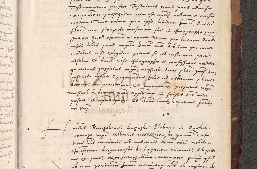 Zdjęcie nr 1185 dla obiektu archiwalnego: Acta actorum causarum, sentenciarum tam diffinitivarum quam interloquutoriarum, decretorum, obligationum, quietationum et constitucionum procuratorum coram reverendo domino Bartholomeo Ganthkowski cancellario Gnesnensi, archidiacono et reverendissimi in Christo patris domini Andree Dei gratia episcopi Cracoviensis vicario in spiritualibus generali Cracoviensi ad annum Domini millesimum quingentesimum quingentesimum secundum, cuius indictio decima, pontificatus Julii pape tercii, annus tercius, foeliciter continuantur.
