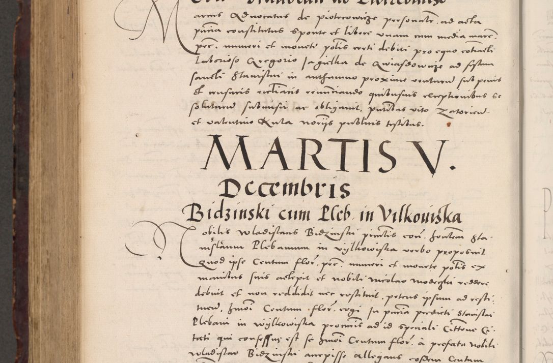 Zdjęcie nr 1176 dla obiektu archiwalnego: Acta actorum causarum, sentenciarum tam diffinitivarum quam interloquutoriarum, decretorum, obligationum, quietationum et constitucionum procuratorum coram reverendo domino Bartholomeo Ganthkowski cancellario Gnesnensi, archidiacono et reverendissimi in Christo patris domini Andree Dei gratia episcopi Cracoviensis vicario in spiritualibus generali Cracoviensi ad annum Domini millesimum quingentesimum quingentesimum secundum, cuius indictio decima, pontificatus Julii pape tercii, annus tercius, foeliciter continuantur.