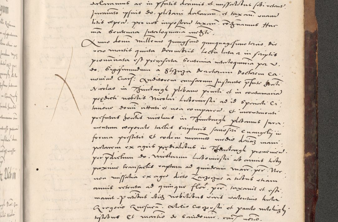 Zdjęcie nr 1179 dla obiektu archiwalnego: Acta actorum causarum, sentenciarum tam diffinitivarum quam interloquutoriarum, decretorum, obligationum, quietationum et constitucionum procuratorum coram reverendo domino Bartholomeo Ganthkowski cancellario Gnesnensi, archidiacono et reverendissimi in Christo patris domini Andree Dei gratia episcopi Cracoviensis vicario in spiritualibus generali Cracoviensi ad annum Domini millesimum quingentesimum quingentesimum secundum, cuius indictio decima, pontificatus Julii pape tercii, annus tercius, foeliciter continuantur.