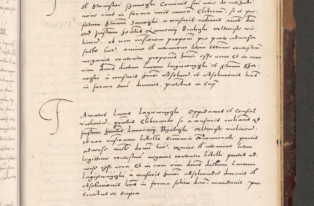 Zdjęcie nr 1159 dla obiektu archiwalnego: Acta actorum causarum, sentenciarum tam diffinitivarum quam interloquutoriarum, decretorum, obligationum, quietationum et constitucionum procuratorum coram reverendo domino Bartholomeo Ganthkowski cancellario Gnesnensi, archidiacono et reverendissimi in Christo patris domini Andree Dei gratia episcopi Cracoviensis vicario in spiritualibus generali Cracoviensi ad annum Domini millesimum quingentesimum quingentesimum secundum, cuius indictio decima, pontificatus Julii pape tercii, annus tercius, foeliciter continuantur.