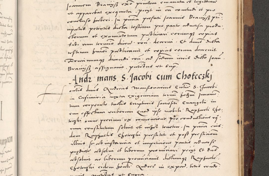 Zdjęcie nr 1149 dla obiektu archiwalnego: Acta actorum causarum, sentenciarum tam diffinitivarum quam interloquutoriarum, decretorum, obligationum, quietationum et constitucionum procuratorum coram reverendo domino Bartholomeo Ganthkowski cancellario Gnesnensi, archidiacono et reverendissimi in Christo patris domini Andree Dei gratia episcopi Cracoviensis vicario in spiritualibus generali Cracoviensi ad annum Domini millesimum quingentesimum quingentesimum secundum, cuius indictio decima, pontificatus Julii pape tercii, annus tercius, foeliciter continuantur.