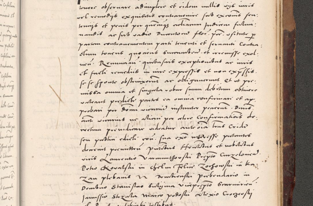 Zdjęcie nr 1155 dla obiektu archiwalnego: Acta actorum causarum, sentenciarum tam diffinitivarum quam interloquutoriarum, decretorum, obligationum, quietationum et constitucionum procuratorum coram reverendo domino Bartholomeo Ganthkowski cancellario Gnesnensi, archidiacono et reverendissimi in Christo patris domini Andree Dei gratia episcopi Cracoviensis vicario in spiritualibus generali Cracoviensi ad annum Domini millesimum quingentesimum quingentesimum secundum, cuius indictio decima, pontificatus Julii pape tercii, annus tercius, foeliciter continuantur.