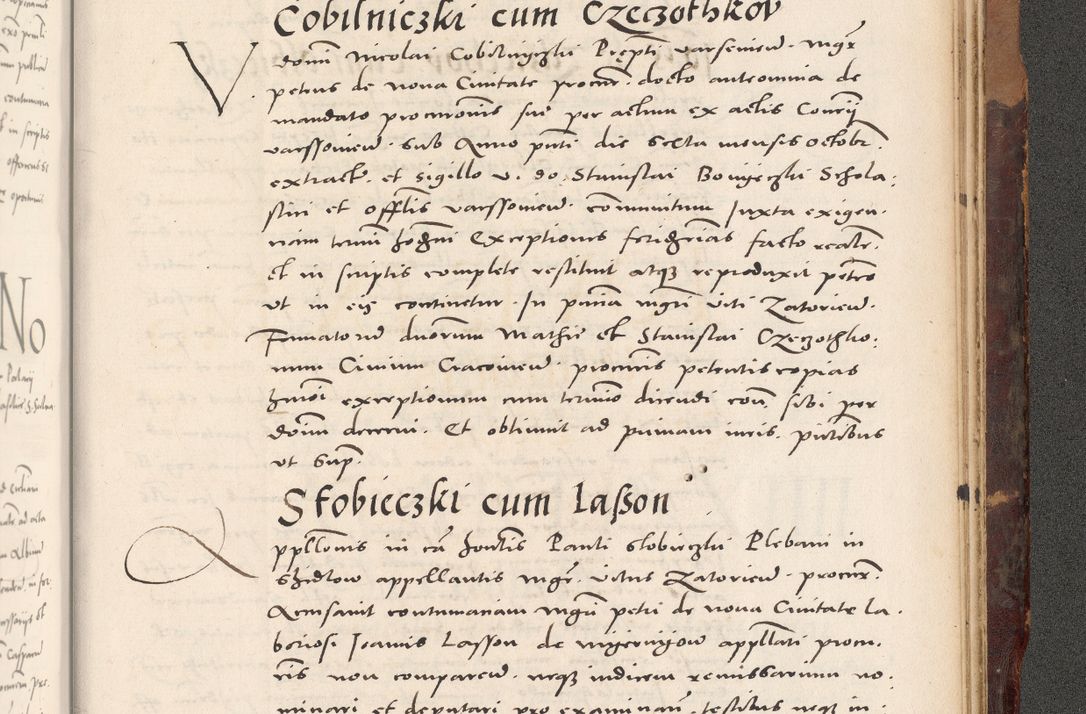 Zdjęcie nr 1143 dla obiektu archiwalnego: Acta actorum causarum, sentenciarum tam diffinitivarum quam interloquutoriarum, decretorum, obligationum, quietationum et constitucionum procuratorum coram reverendo domino Bartholomeo Ganthkowski cancellario Gnesnensi, archidiacono et reverendissimi in Christo patris domini Andree Dei gratia episcopi Cracoviensis vicario in spiritualibus generali Cracoviensi ad annum Domini millesimum quingentesimum quingentesimum secundum, cuius indictio decima, pontificatus Julii pape tercii, annus tercius, foeliciter continuantur.