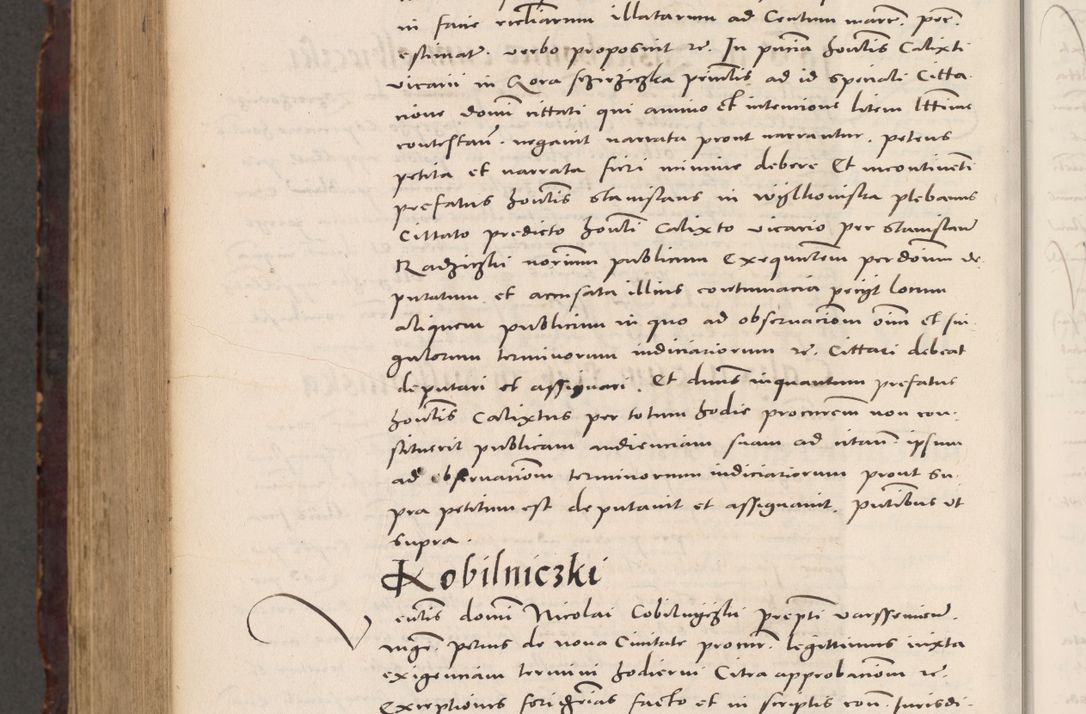 Zdjęcie nr 1140 dla obiektu archiwalnego: Acta actorum causarum, sentenciarum tam diffinitivarum quam interloquutoriarum, decretorum, obligationum, quietationum et constitucionum procuratorum coram reverendo domino Bartholomeo Ganthkowski cancellario Gnesnensi, archidiacono et reverendissimi in Christo patris domini Andree Dei gratia episcopi Cracoviensis vicario in spiritualibus generali Cracoviensi ad annum Domini millesimum quingentesimum quingentesimum secundum, cuius indictio decima, pontificatus Julii pape tercii, annus tercius, foeliciter continuantur.