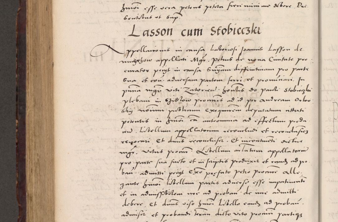 Zdjęcie nr 1134 dla obiektu archiwalnego: Acta actorum causarum, sentenciarum tam diffinitivarum quam interloquutoriarum, decretorum, obligationum, quietationum et constitucionum procuratorum coram reverendo domino Bartholomeo Ganthkowski cancellario Gnesnensi, archidiacono et reverendissimi in Christo patris domini Andree Dei gratia episcopi Cracoviensis vicario in spiritualibus generali Cracoviensi ad annum Domini millesimum quingentesimum quingentesimum secundum, cuius indictio decima, pontificatus Julii pape tercii, annus tercius, foeliciter continuantur.