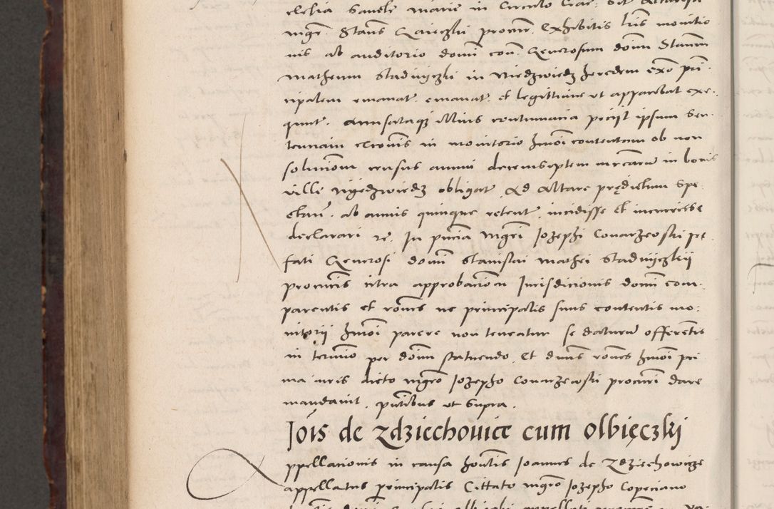 Zdjęcie nr 1132 dla obiektu archiwalnego: Acta actorum causarum, sentenciarum tam diffinitivarum quam interloquutoriarum, decretorum, obligationum, quietationum et constitucionum procuratorum coram reverendo domino Bartholomeo Ganthkowski cancellario Gnesnensi, archidiacono et reverendissimi in Christo patris domini Andree Dei gratia episcopi Cracoviensis vicario in spiritualibus generali Cracoviensi ad annum Domini millesimum quingentesimum quingentesimum secundum, cuius indictio decima, pontificatus Julii pape tercii, annus tercius, foeliciter continuantur.