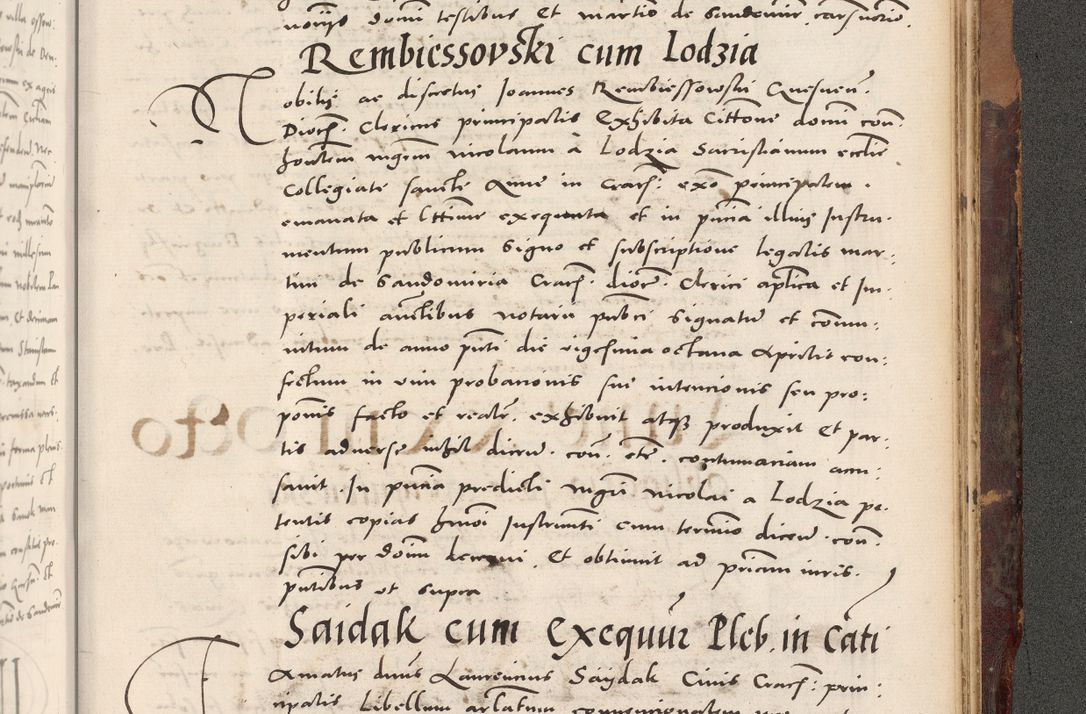 Zdjęcie nr 1113 dla obiektu archiwalnego: Acta actorum causarum, sentenciarum tam diffinitivarum quam interloquutoriarum, decretorum, obligationum, quietationum et constitucionum procuratorum coram reverendo domino Bartholomeo Ganthkowski cancellario Gnesnensi, archidiacono et reverendissimi in Christo patris domini Andree Dei gratia episcopi Cracoviensis vicario in spiritualibus generali Cracoviensi ad annum Domini millesimum quingentesimum quingentesimum secundum, cuius indictio decima, pontificatus Julii pape tercii, annus tercius, foeliciter continuantur.