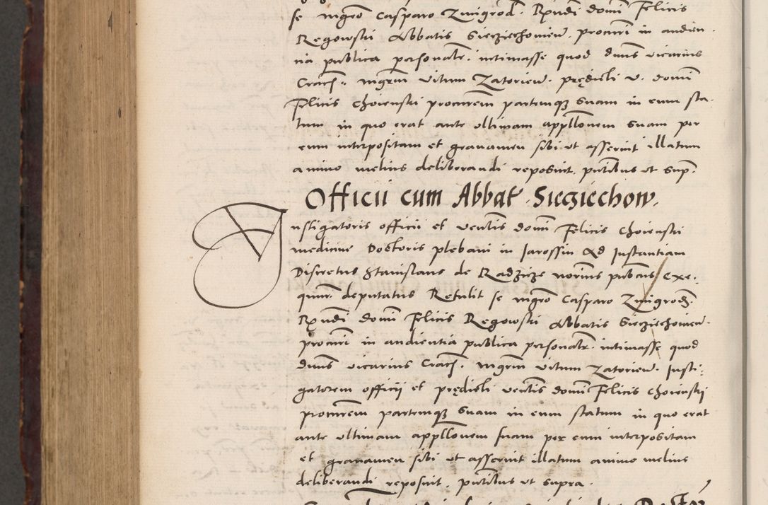 Zdjęcie nr 1106 dla obiektu archiwalnego: Acta actorum causarum, sentenciarum tam diffinitivarum quam interloquutoriarum, decretorum, obligationum, quietationum et constitucionum procuratorum coram reverendo domino Bartholomeo Ganthkowski cancellario Gnesnensi, archidiacono et reverendissimi in Christo patris domini Andree Dei gratia episcopi Cracoviensis vicario in spiritualibus generali Cracoviensi ad annum Domini millesimum quingentesimum quingentesimum secundum, cuius indictio decima, pontificatus Julii pape tercii, annus tercius, foeliciter continuantur.