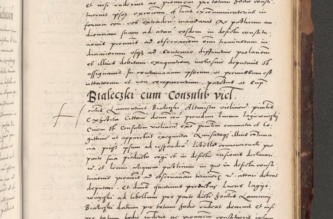 Zdjęcie nr 1109 dla obiektu archiwalnego: Acta actorum causarum, sentenciarum tam diffinitivarum quam interloquutoriarum, decretorum, obligationum, quietationum et constitucionum procuratorum coram reverendo domino Bartholomeo Ganthkowski cancellario Gnesnensi, archidiacono et reverendissimi in Christo patris domini Andree Dei gratia episcopi Cracoviensis vicario in spiritualibus generali Cracoviensi ad annum Domini millesimum quingentesimum quingentesimum secundum, cuius indictio decima, pontificatus Julii pape tercii, annus tercius, foeliciter continuantur.