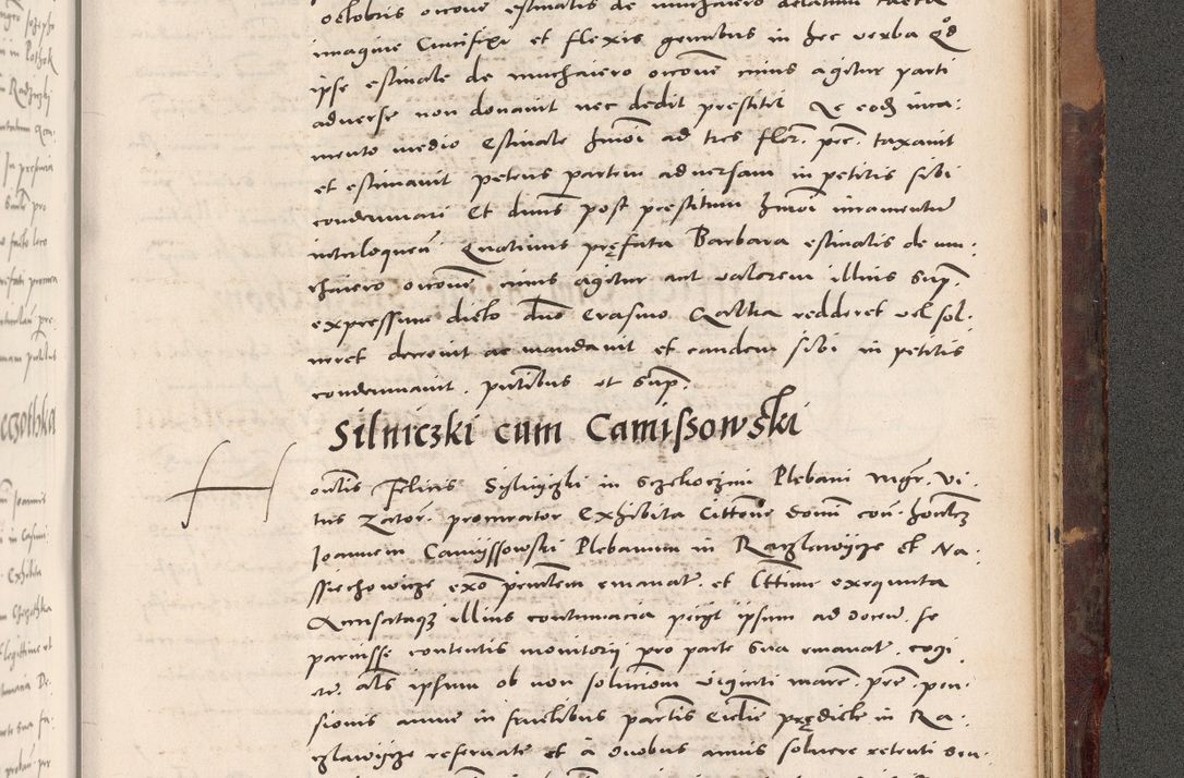 Zdjęcie nr 1105 dla obiektu archiwalnego: Acta actorum causarum, sentenciarum tam diffinitivarum quam interloquutoriarum, decretorum, obligationum, quietationum et constitucionum procuratorum coram reverendo domino Bartholomeo Ganthkowski cancellario Gnesnensi, archidiacono et reverendissimi in Christo patris domini Andree Dei gratia episcopi Cracoviensis vicario in spiritualibus generali Cracoviensi ad annum Domini millesimum quingentesimum quingentesimum secundum, cuius indictio decima, pontificatus Julii pape tercii, annus tercius, foeliciter continuantur.