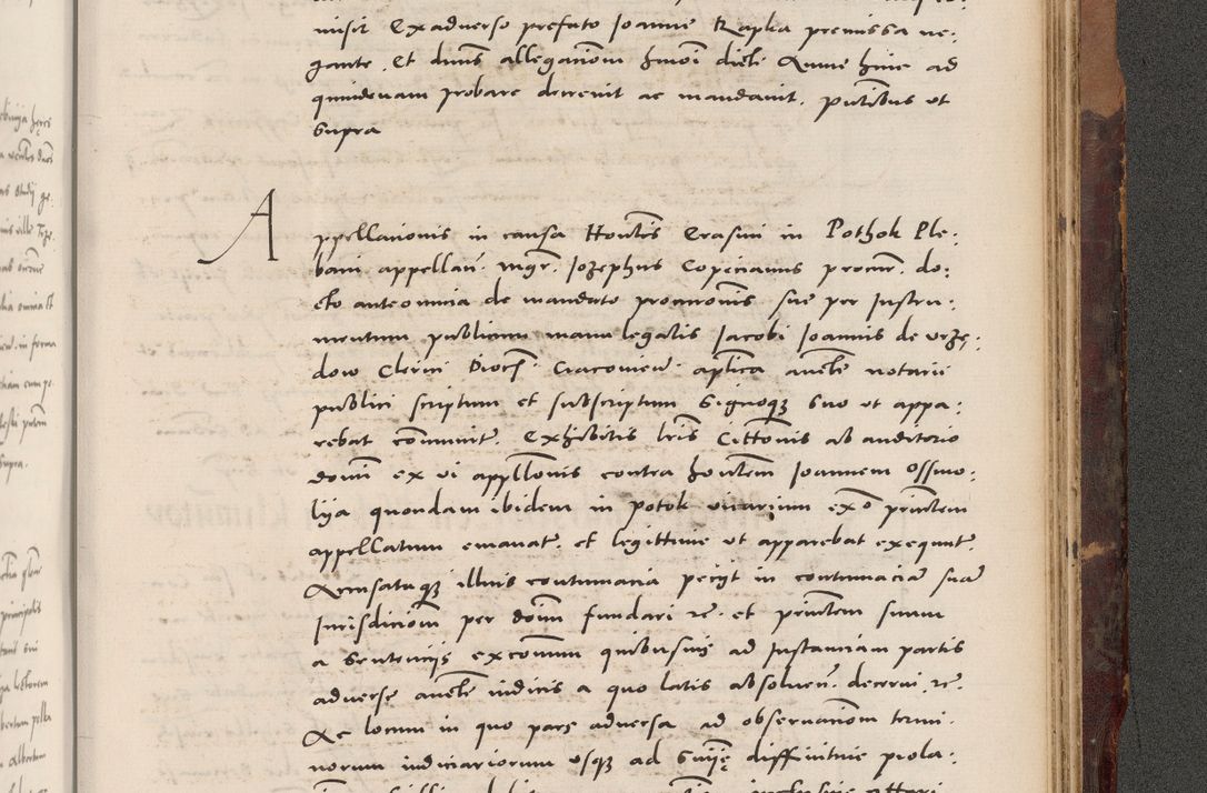 Zdjęcie nr 1097 dla obiektu archiwalnego: Acta actorum causarum, sentenciarum tam diffinitivarum quam interloquutoriarum, decretorum, obligationum, quietationum et constitucionum procuratorum coram reverendo domino Bartholomeo Ganthkowski cancellario Gnesnensi, archidiacono et reverendissimi in Christo patris domini Andree Dei gratia episcopi Cracoviensis vicario in spiritualibus generali Cracoviensi ad annum Domini millesimum quingentesimum quingentesimum secundum, cuius indictio decima, pontificatus Julii pape tercii, annus tercius, foeliciter continuantur.