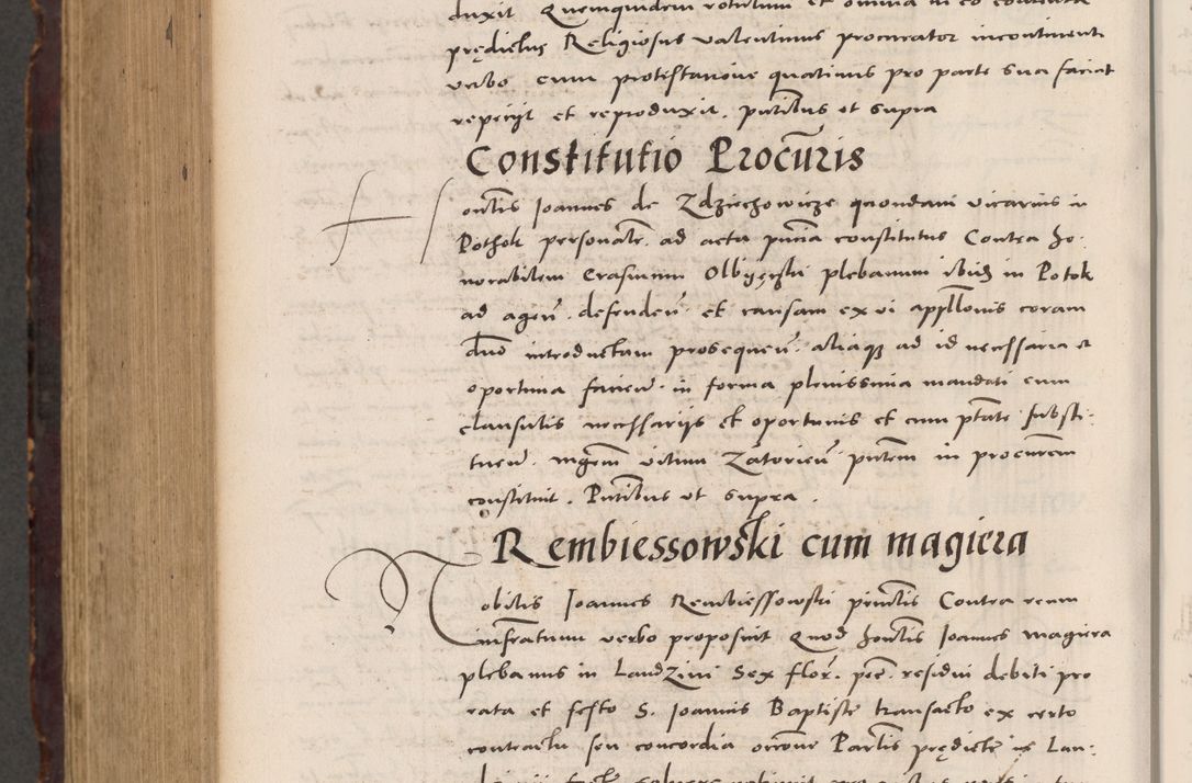 Zdjęcie nr 1100 dla obiektu archiwalnego: Acta actorum causarum, sentenciarum tam diffinitivarum quam interloquutoriarum, decretorum, obligationum, quietationum et constitucionum procuratorum coram reverendo domino Bartholomeo Ganthkowski cancellario Gnesnensi, archidiacono et reverendissimi in Christo patris domini Andree Dei gratia episcopi Cracoviensis vicario in spiritualibus generali Cracoviensi ad annum Domini millesimum quingentesimum quingentesimum secundum, cuius indictio decima, pontificatus Julii pape tercii, annus tercius, foeliciter continuantur.