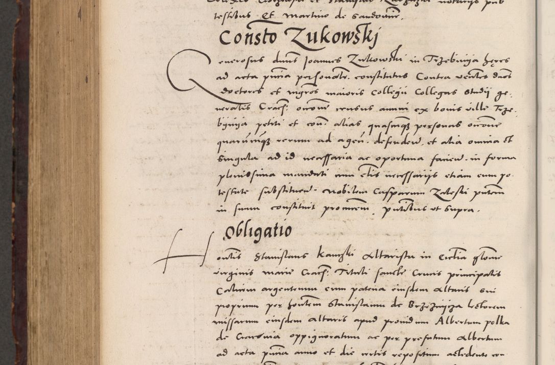Zdjęcie nr 1096 dla obiektu archiwalnego: Acta actorum causarum, sentenciarum tam diffinitivarum quam interloquutoriarum, decretorum, obligationum, quietationum et constitucionum procuratorum coram reverendo domino Bartholomeo Ganthkowski cancellario Gnesnensi, archidiacono et reverendissimi in Christo patris domini Andree Dei gratia episcopi Cracoviensis vicario in spiritualibus generali Cracoviensi ad annum Domini millesimum quingentesimum quingentesimum secundum, cuius indictio decima, pontificatus Julii pape tercii, annus tercius, foeliciter continuantur.