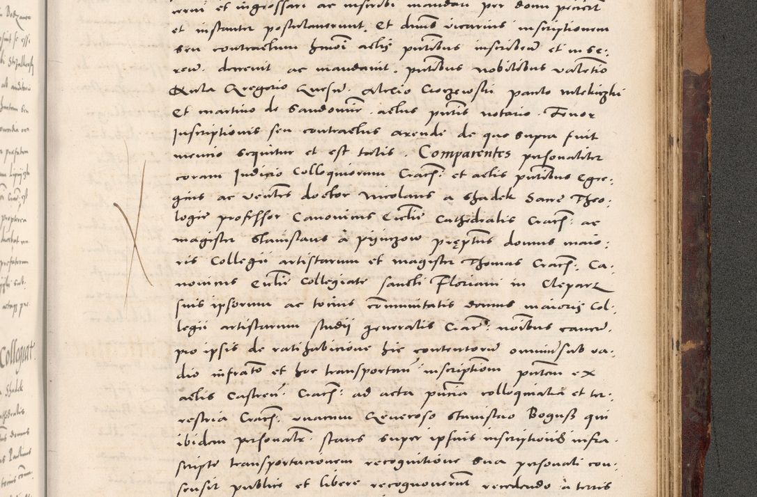 Zdjęcie nr 1079 dla obiektu archiwalnego: Acta actorum causarum, sentenciarum tam diffinitivarum quam interloquutoriarum, decretorum, obligationum, quietationum et constitucionum procuratorum coram reverendo domino Bartholomeo Ganthkowski cancellario Gnesnensi, archidiacono et reverendissimi in Christo patris domini Andree Dei gratia episcopi Cracoviensis vicario in spiritualibus generali Cracoviensi ad annum Domini millesimum quingentesimum quingentesimum secundum, cuius indictio decima, pontificatus Julii pape tercii, annus tercius, foeliciter continuantur.